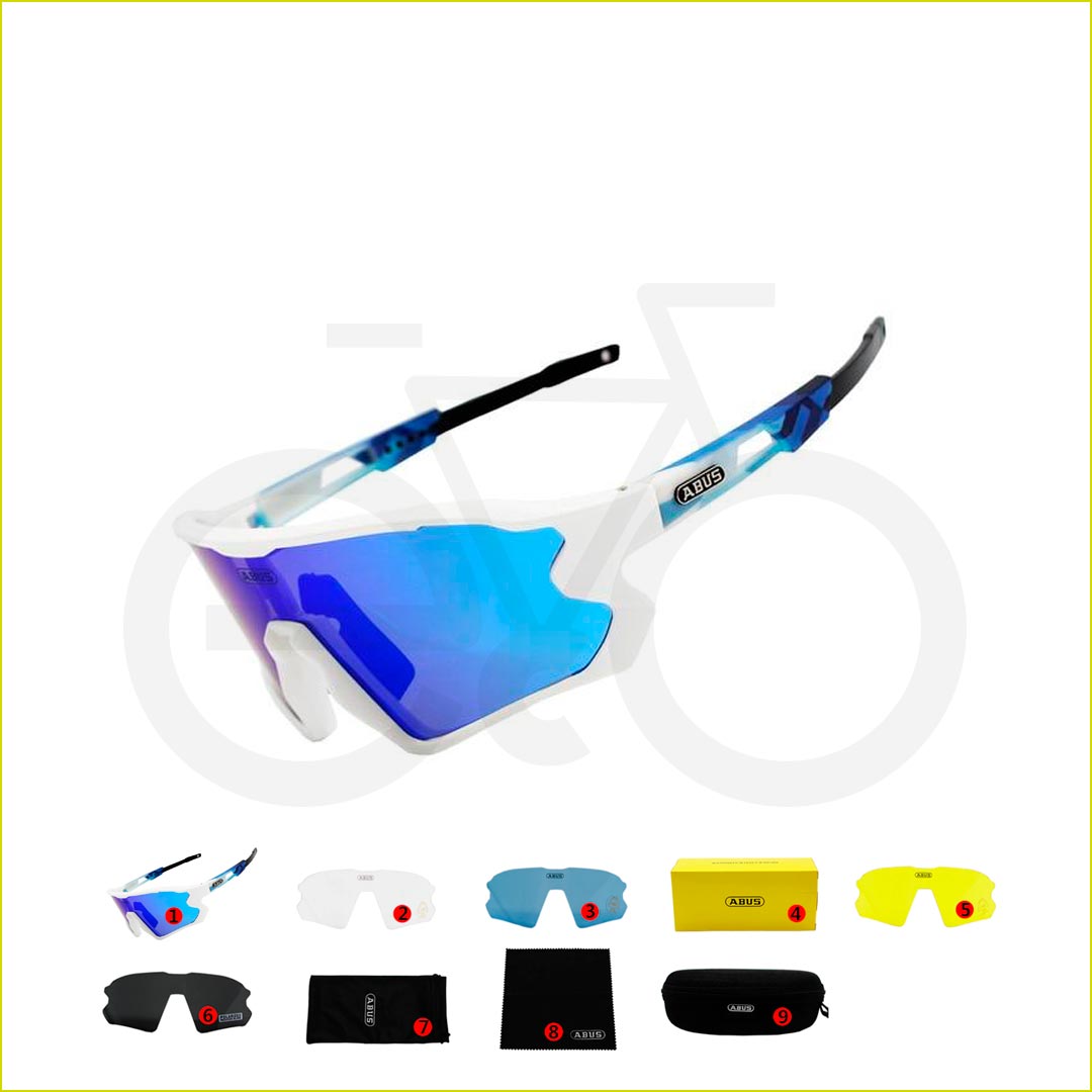 ÓCULOS ABUS UV400 + 5 LENTES