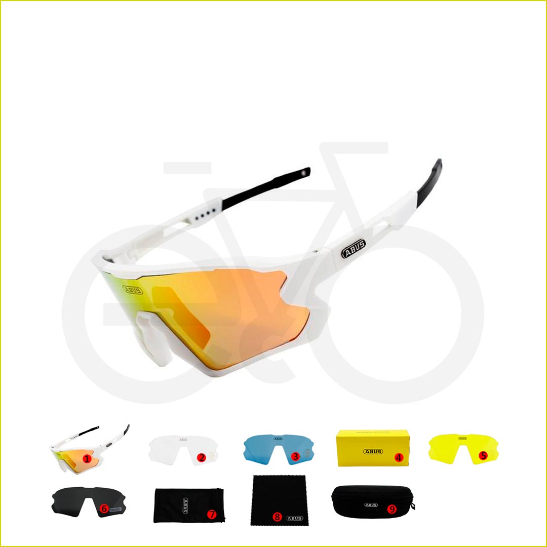 ÓCULOS ABUS UV400 + 5 LENTES