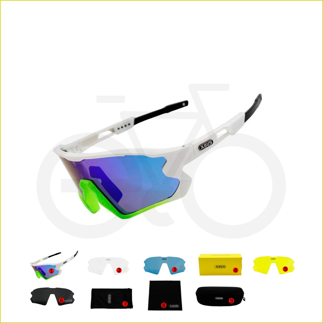 ÓCULOS ABUS UV400 + 5 LENTES