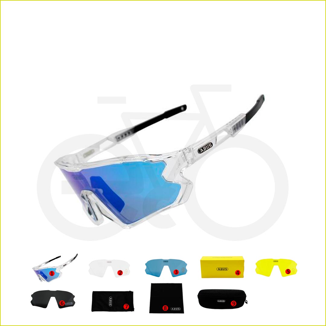 ÓCULOS ABUS UV400 + 5 LENTES