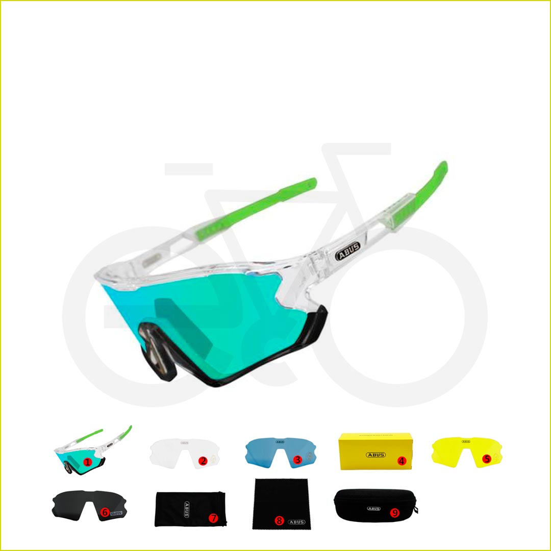 ÓCULOS ABUS UV400 + 5 LENTES